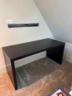 Bureau IKEA Malm - zwartbruin als nieuw!, Ophalen, Zo goed als nieuw