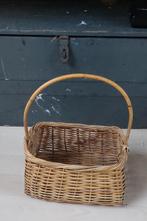 Rotan mand, Ophalen of Verzenden, Zo goed als nieuw, Rond, Riet