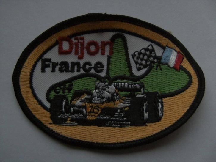 F1 Dijon france patch badge opnaai embleem vintage formule 1, Verzamelen, Automerken, Motoren en Formule 1, Nieuw, Formule 1, Ophalen of Verzenden