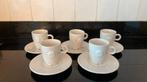 Douwe Egberts Mosa Koffie kopjes + schotel 5 stuks zeer mooi, Ophalen of Verzenden, Zo goed als nieuw, Overige stijlen, Kop(pen) en/of Schotel(s)