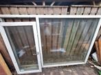 Kunststof raamkozijn met dubbel glas, Doe-het-zelf en Verbouw, Kozijnen en Schuifpuien, Ophalen, Kunststof, Gebruikt, 150 tot 225 cm