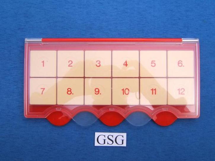 Basisdoos mini loco rood transparant nr. 25188-02, Kinderen en Baby's, Speelgoed | Educatief en Creatief, Zo goed als nieuw, Ophalen