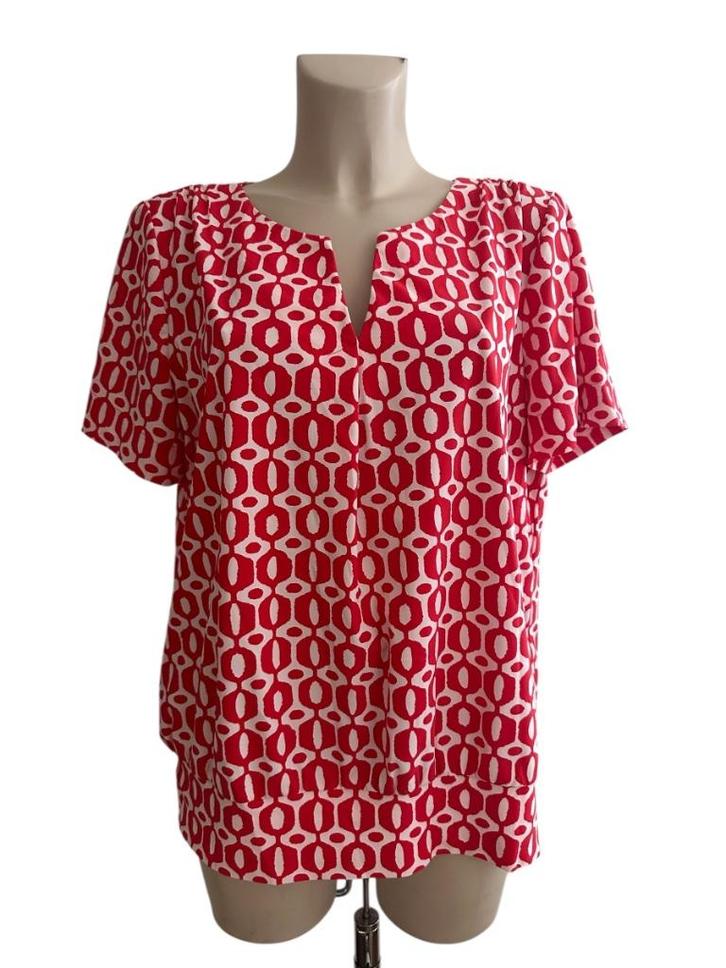 Studio Anneloes shirt XXL, Kleding | Dames, T-shirts, Zo goed als nieuw, Maat 46/48 (XL) of groter, Rood, Korte mouw, Ophalen of Verzenden