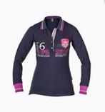Cyclam Horka Sparkle blauw/roze polo lange mouwen maat S, Dressuur, Nieuw, Ophalen of Verzenden, Info@horka.com