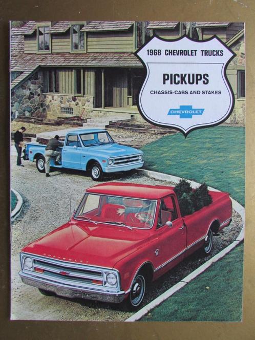 1968 CHEVROLET PICKUPS brochure, Engels, Boeken, Auto's | Folders en Tijdschriften, Zo goed als nieuw, Chevrolet, Ophalen of Verzenden
