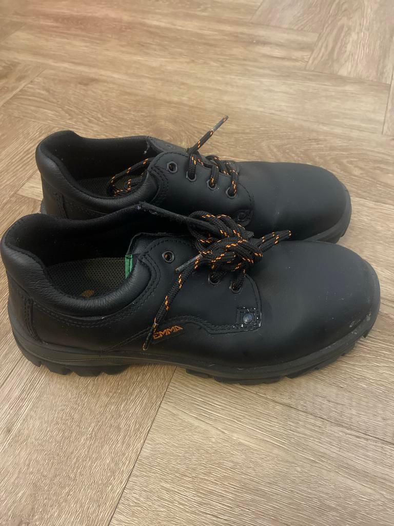 Emma werkschoenen met stalen neuzen - Maat 40, Ophalen of Verzenden, Zo goed als nieuw, Zwart, Werkschoenen