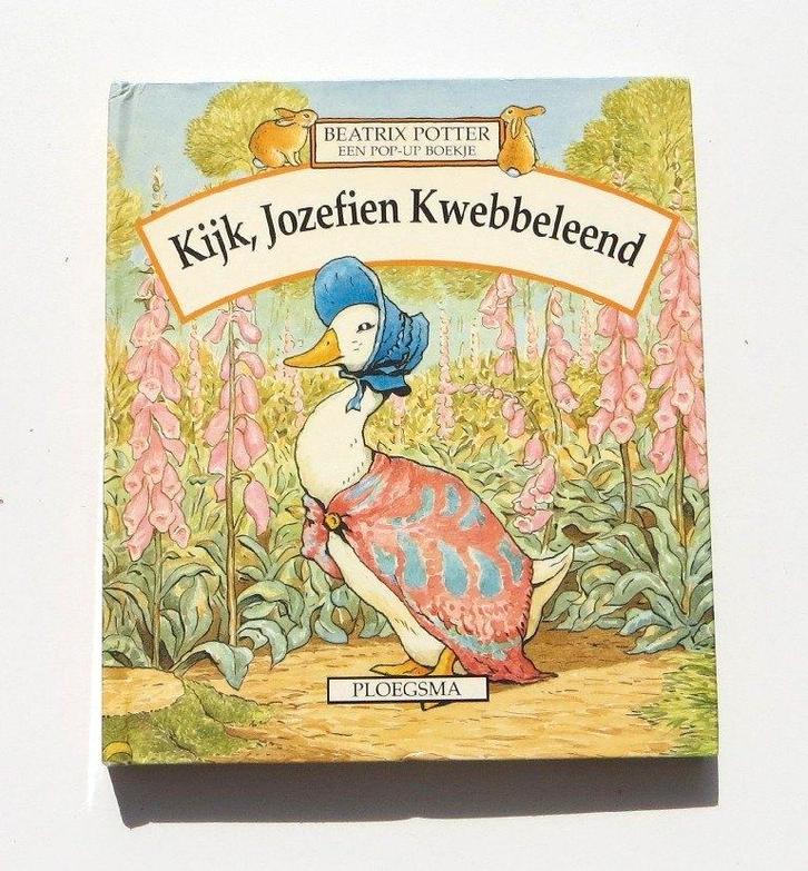 Vintage Potter Pop-up M5305 : Kijk, Jozefien Kwebbeleend, Boeken, Kinderboeken | Kleuters, Gelezen, Fictie algemeen, 4 jaar, Jongen of Meisje