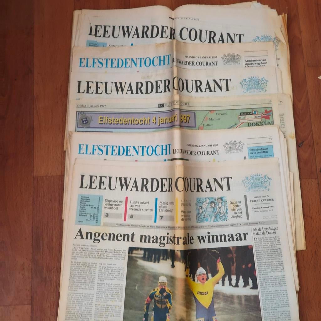 Leeuwarder Courant - Elfstedentocht 1997, Boeken, Ophalen of Verzenden