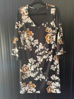 Stijlvol jurkje K-design zw/bruin L -zgan-, Maat 38/40 (M), K-design, Verzenden, Zwart