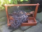 Brocante houten gereedschap bak, Ophalen