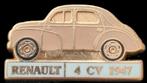 Renault 4 CV 1947 pin, Verzenden, Nieuw, Transport, Speldje of Pin