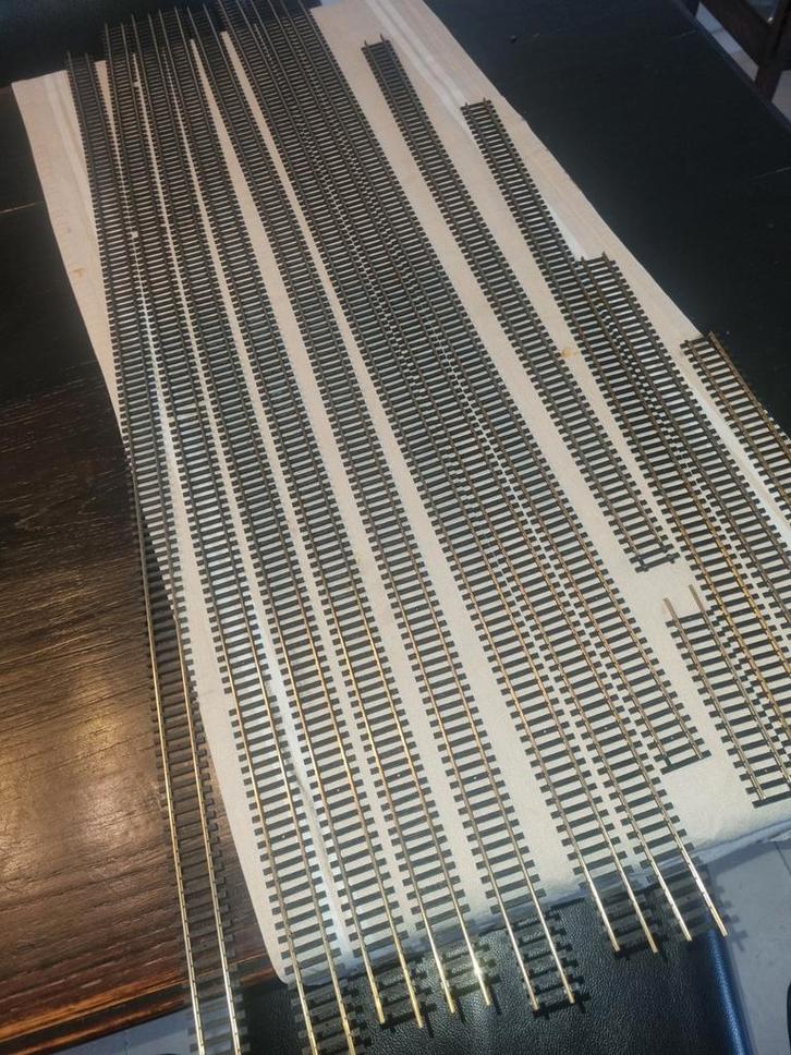 Grote partij modelspoor fleischmann flexibele rails, Hobby en Vrije tijd, Modeltreinen | H0, Gebruikt, Rails, Gelijkstroom of Wisselstroom