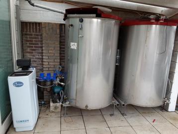 Lubron waterontharder met 2x buffertank 1000 liter off grid beschikbaar voor biedingen