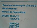 Motor handleiding Sachs, Ophalen of Verzenden, Overige merken