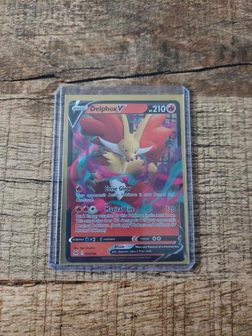 Bijzondere Pokémon kaart ! Delphox V (027/196) Bieden ! beschikbaar voor biedingen