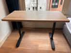 Bureau Ikea lagkapten met BEKANT onderstel, Huis en Inrichting, Bureaus, Ophalen, In hoogte verstelbaar, Gebruikt, Bureau