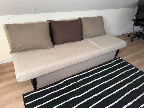 Ikea Kelinge Slaapbank Beige Zandkleurig, Huis en Inrichting, Slaapkamer | Slaapbanken, Zo goed als nieuw, 140 cm, Overige maten