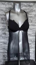 Sexy zwarte babydoll (L), Hunkemöller, Ophalen of Verzenden, Zwart, Nachtkleding