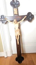 Antiek kruisbeeld met corpus, Antiek en Kunst, Antiek | Religie, Ophalen of Verzenden