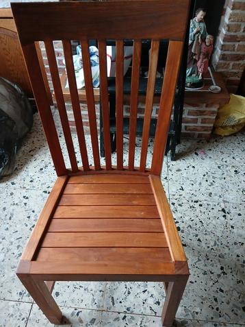 4 Teak Houten Eetkamerstoelen - Original Gold Star beschikbaar voor biedingen