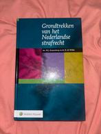 Grondtrekken Nederlands Strafrecht - ZGAN, Boeken, Ophalen of Verzenden, Gamma, Zo goed als nieuw, WO