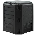 Compostbak composteervat 380 L zwart compost GRATIS BEZORGD!, Verzenden, Compost