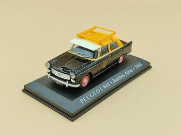 6309: Peugeot 404 - Buenos Aires Taxi - 1965 - Atlas 1:43 beschikbaar voor biedingen