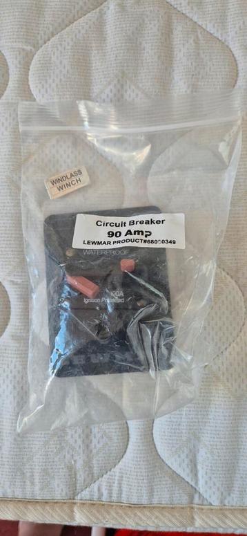 Lewmar 68000349 Circuit breaker - 90A - zekering beschikbaar voor biedingen