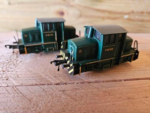 Mooie Fleischmann diesellokjes., Hobby en Vrije tijd, Modeltreinen | H0, Gebruikt, Locomotief, Gelijkstroom, Fleischmann, Analoog