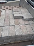 3,5 m2 betonklinkers antraciet/grijs, Tuin en Terras, Ophalen, Gebruikt, Klinkers, 10 m² of meer