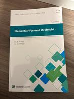 Elementair Formeel Strafrecht - HBO editie, Boeken, Ophalen of Verzenden, Gamma, Zo goed als nieuw, HBO