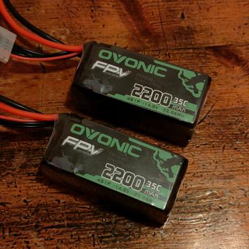 2x Nieuwe Ovonic 4S 2200mAh XT60 LiPo Batterijen beschikbaar voor biedingen