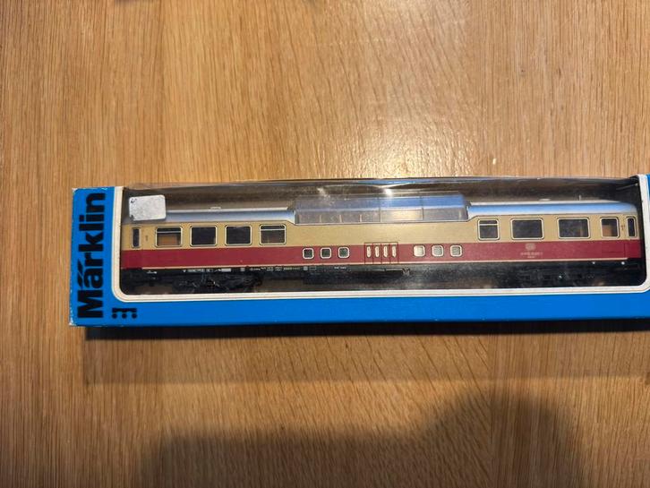 Märklin 4099 H0 Panoramarijtuig 1e klasse DB. Marklin, Hobby en Vrije tijd, Modeltreinen | H0, Zo goed als nieuw, Wagon, Wisselstroom