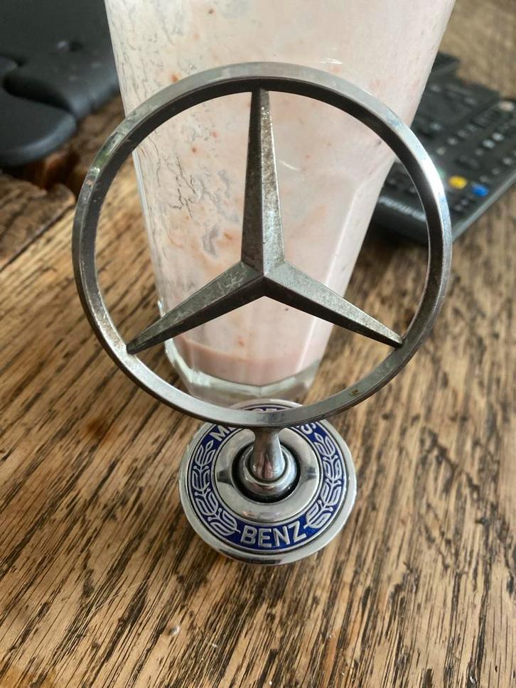Mercedes Ster 350 SL (1973) - Motorkap Ornament, Auto-onderdelen, Carrosserie en Plaatwerk, Motorkap, Mercedes-Benz, Voor, Gebruikt