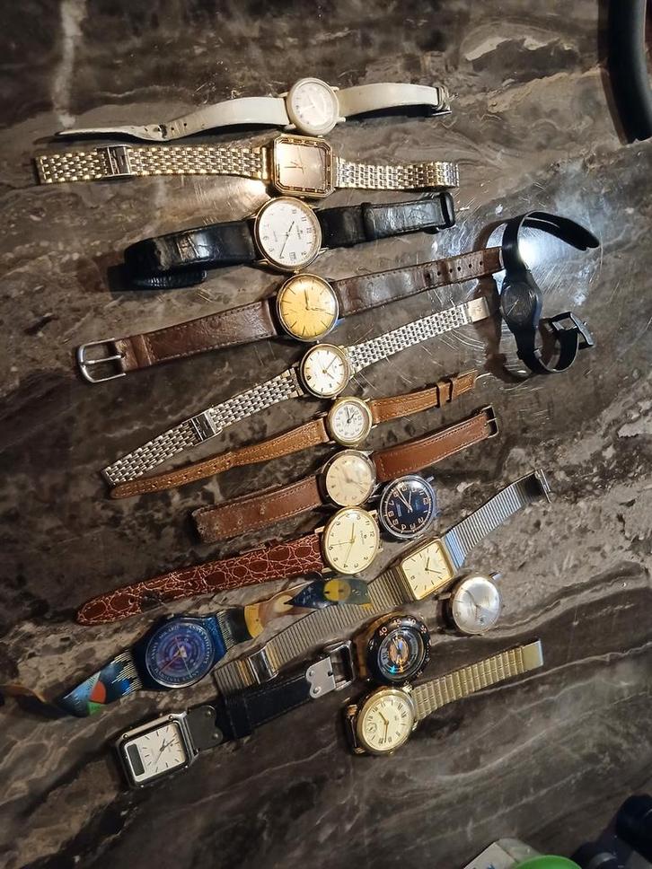Vintage Horloges - Diverse Merken, Antiek en Kunst, Antiek | Klokken, Ophalen of Verzenden