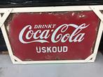 emaille plaat Coca Cola, Ophalen of Verzenden, Gebruikt, Reclamebord