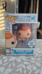 Zeldzame Funko Pop Birthday Freddy 195 - In Protector!, Ophalen of Verzenden, Zo goed als nieuw