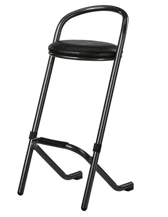 Barkrukken- Barkruk - Stapelbaar - Hamerslag met Rugleuning., Huis en Inrichting, Barkrukken, Nieuw, 60 tot 90 cm, Leer, Metaal