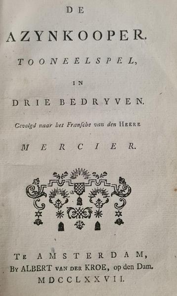 Mercier - De azynkoper 1777