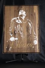 André Hazes | Schilderij | Gefreesd in Walnoot, Antiek en Kunst, Verzenden