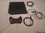 PS4 met 1 controller en kabels, Ophalen, Met 1 controller, Slim, 500 GB
