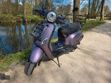 Mooie Paarse Scooter DJJD Cashmere beschikbaar voor biedingen