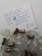 15V2,5W reservelampjes binnen en buiten kerstverlichting E10, Ophalen of Verzenden, Nieuw