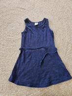 Blauw mouwloos jurkje van de Hema, maat 110-116, Meisje, Ophalen of Verzenden, Zo goed als nieuw, Jurk of Rok