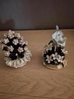 Copidimonte Porselein Bloemstukjes - Set van 2, Verzamelen, Ophalen of Verzenden