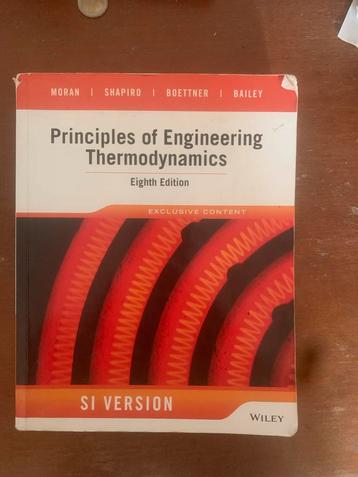 Engineering Thermodynamics 8th Ed SI beschikbaar voor biedingen