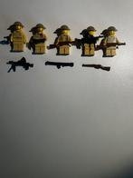 Lego WW2 britse soldaten met wapens, Kinderen en Baby's, Speelgoed | Duplo en Lego, Ophalen of Verzenden, Zo goed als nieuw, Complete set