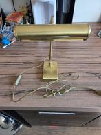 Meerdere Vintage bureaulampen/pianolampen messing, Ophalen of Verzenden