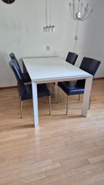 Moderne luxe eettafel, Huis en Inrichting, Ophalen, Kunststof, 50 tot 100 cm, 150 tot 200 cm