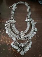 Ketting - Egyptisch - Gothic - Goth, Sieraden, Tassen en Uiterlijk, Kettingen, Ophalen of Verzenden, Zo goed als nieuw, Zilver